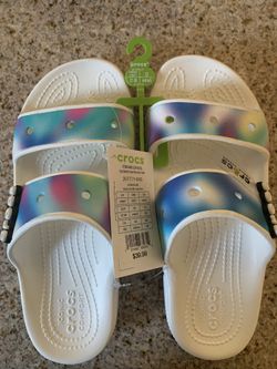 Crocs Slides Women’s Size 7/men’s Size 5