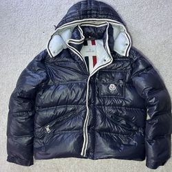 Moncler Purple Puffer Jacket Size 3