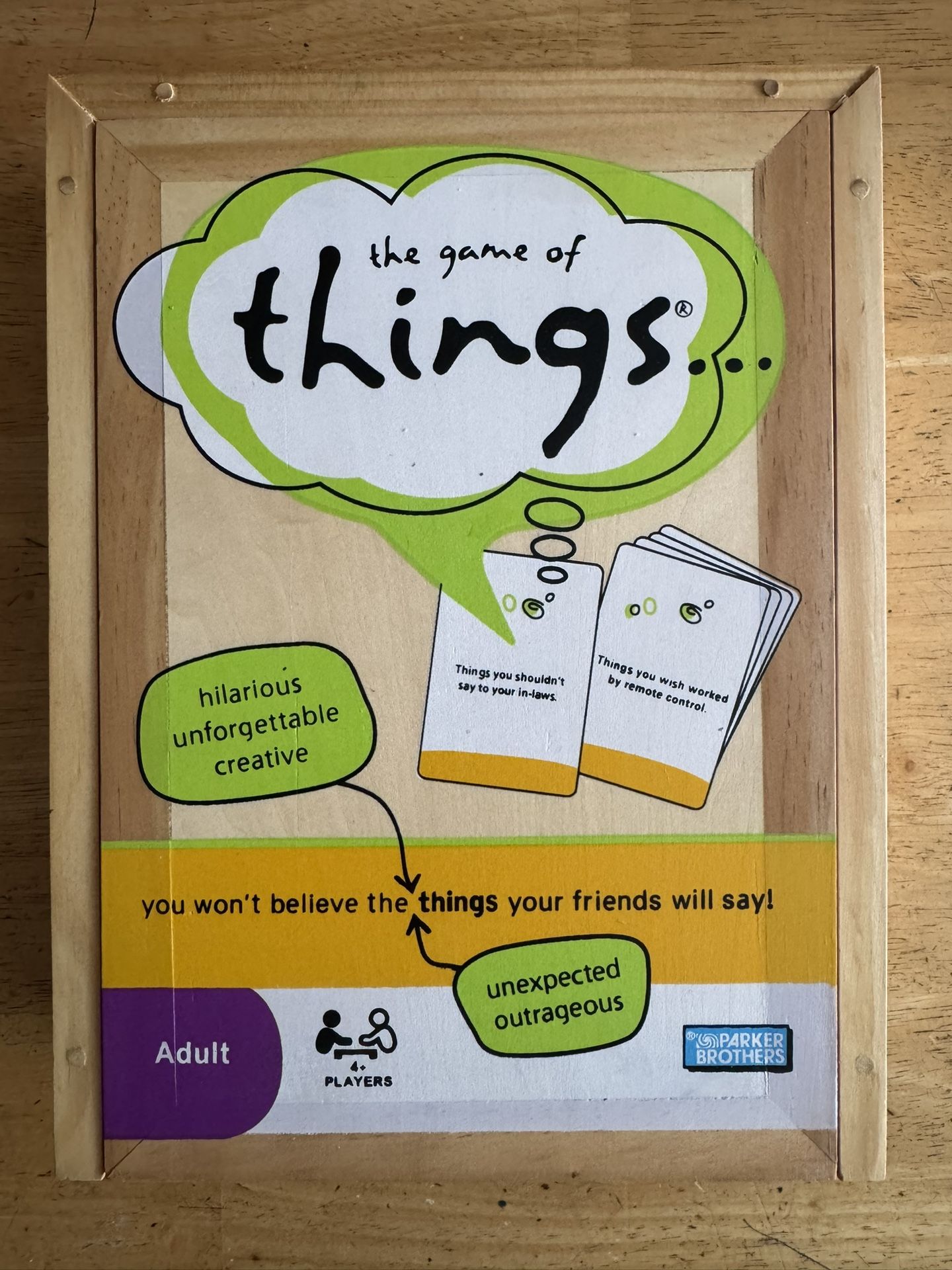 The Game of Things