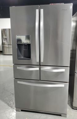 Whirlpool 4-Door Stainless Steel Refrigerator
