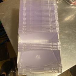 Slim Clear Jewel Cases(quantity 38)
