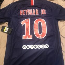 Signed Neymar Jr PSG Jersey Authentication By Beckett A50608