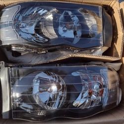 02-05 Dodge Ram Headlights Faros Calaveras Micas Luces 