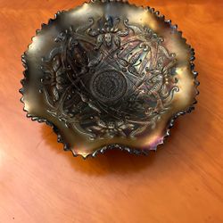 Vintage Carnival Glass Bowl