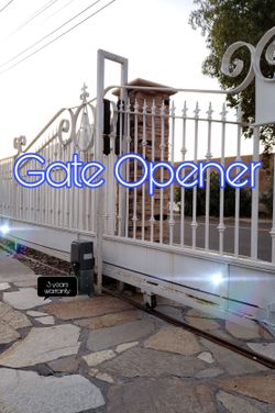 Gate Opener New , Motor Para Puerta Nuevo .