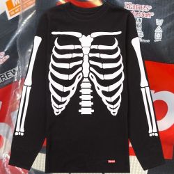 Supreme x Hanes Bones Thermal Crew M