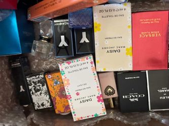 Cologne and perfume from various brands