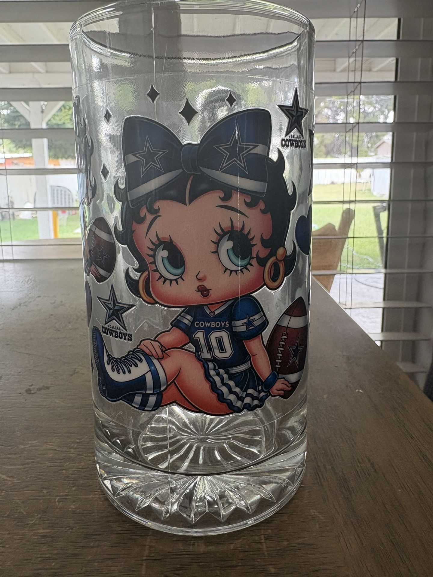 Cowboy Betty Boop Beer Mug 26oz