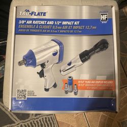 3/8 Air Ratchet And 1/2 Impact Gun Kit