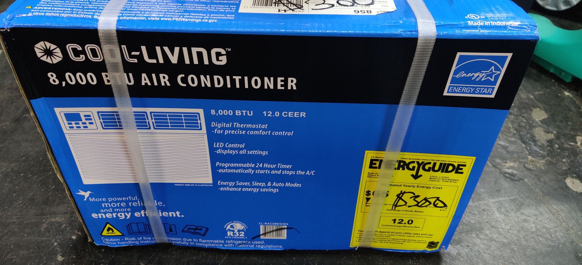 New 8000 BTU window AC unit