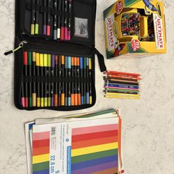 Crafting Bundle- Crayons Markers And Pencils
