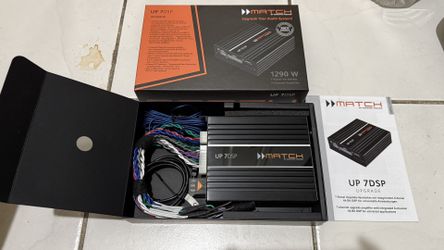 Audiotec Fischer Match Up 7DSP 7 Channel DSP Amplifier 1290W Installed In A Show Car, Did Not Have Much Time Used Perfect Condition, No Scratch, No Di
