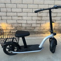 Hiboy Ecom 14 Electric Scooter With Seat And Basket 