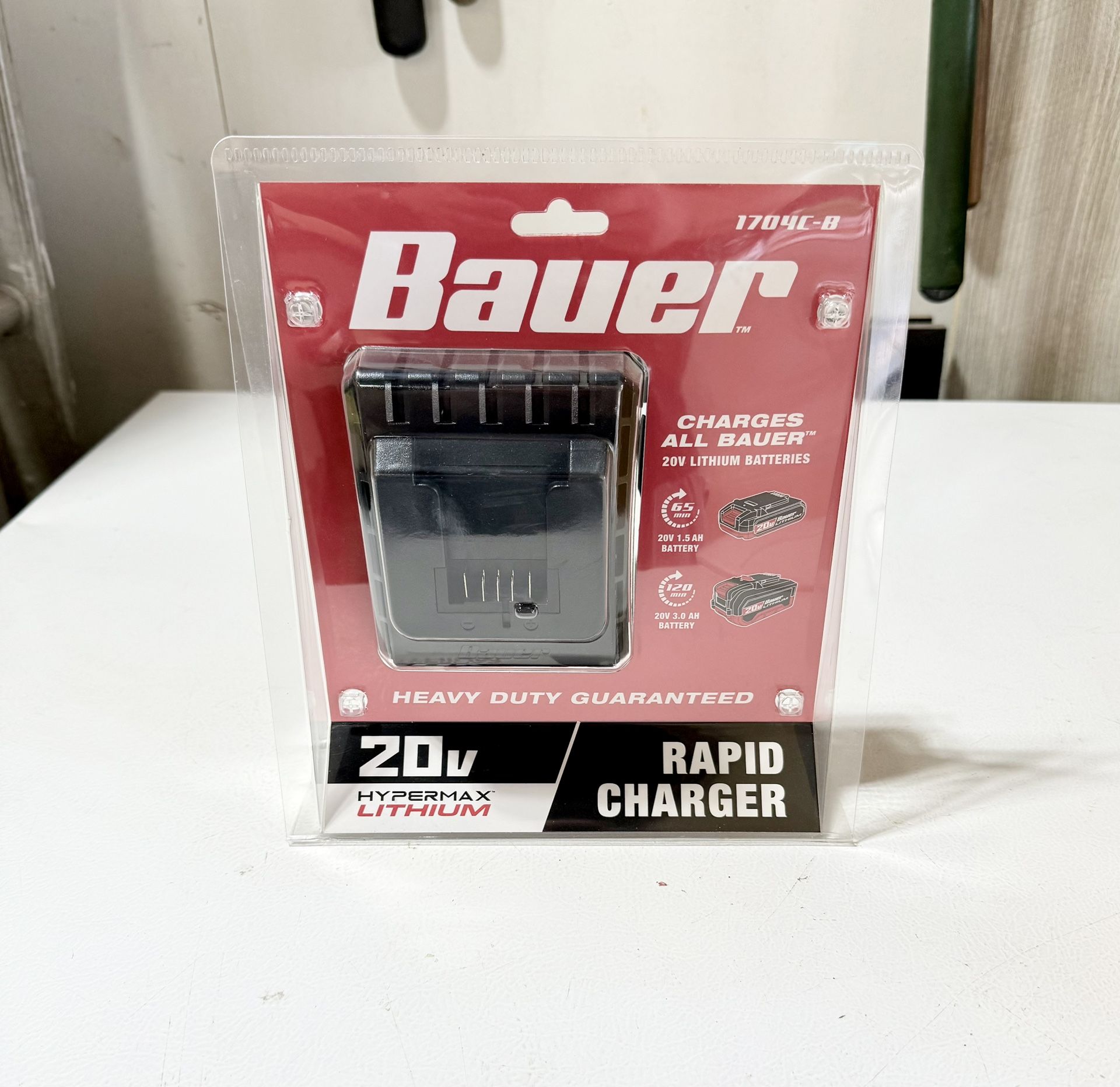 (NEW) BAUER 20V Lithium Rapid Charger