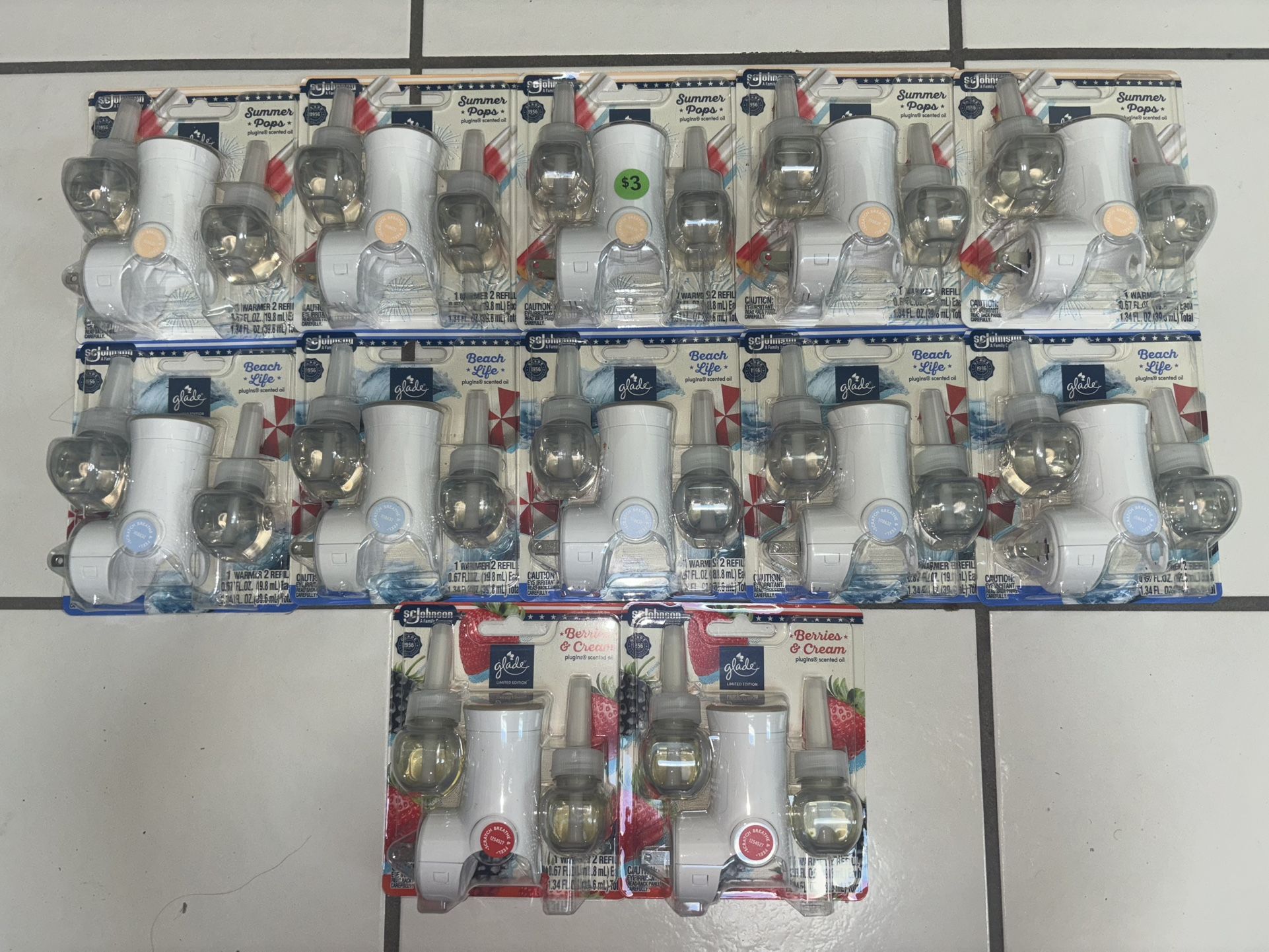 Household Items Prices Marked For Each