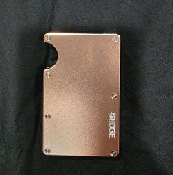 Ridge wallet rose gold