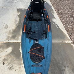 Life time yukon angler 116 fishing kayak lightning fusion 