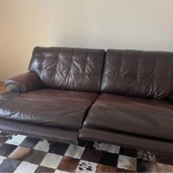 Leather Couch 