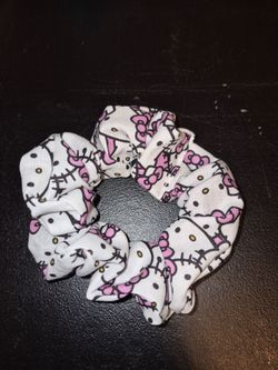 Handmade Hello Kitty Scrunchie