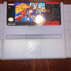 Super Nintendo Game NCAA Basketball 