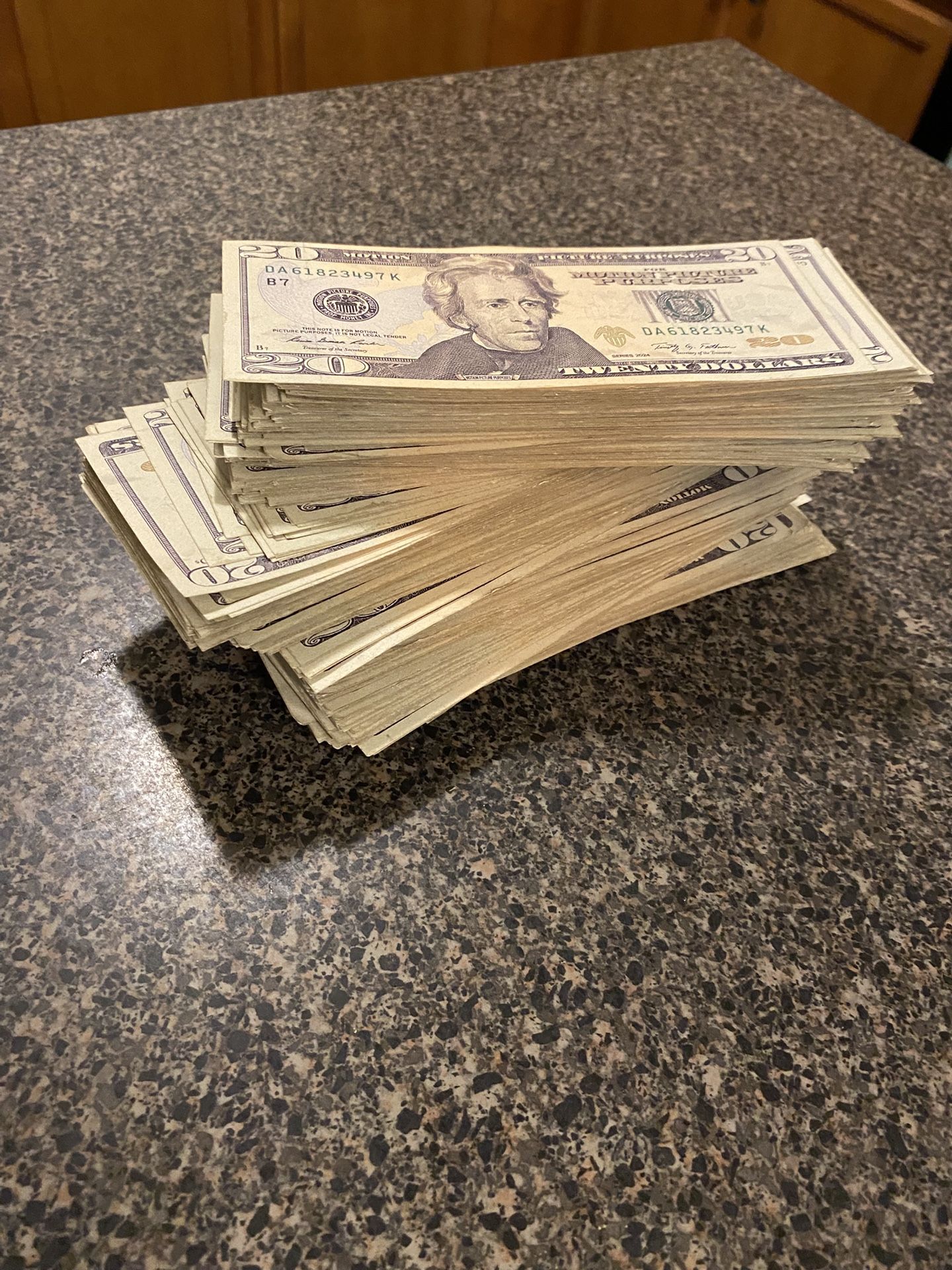 120$ For 10k Of AGED Motion Picture Use Bills