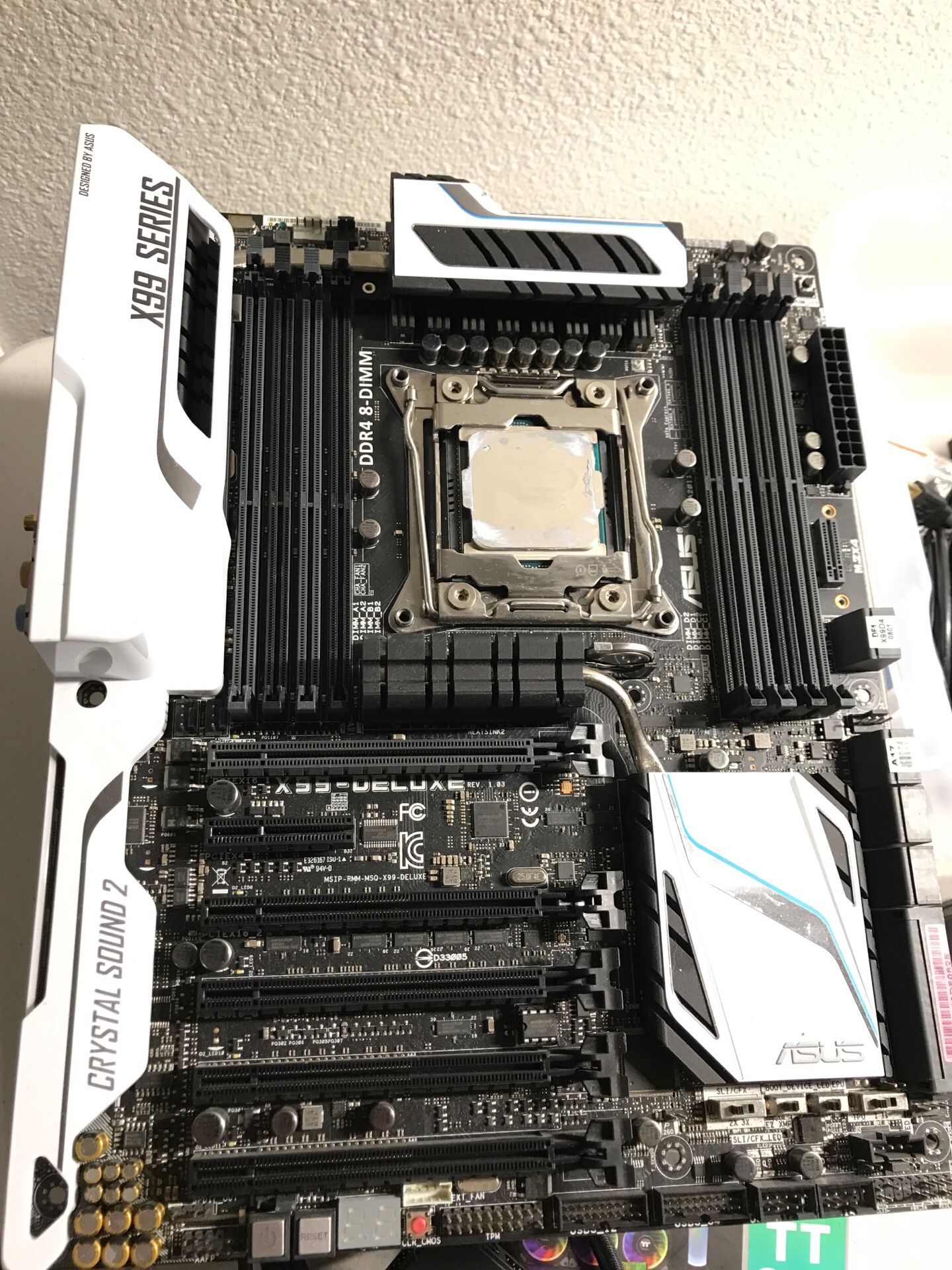 Asus X99-Pro LGA 2011v3 WiFi AC Bluetooth Motherboard Xeon CPU