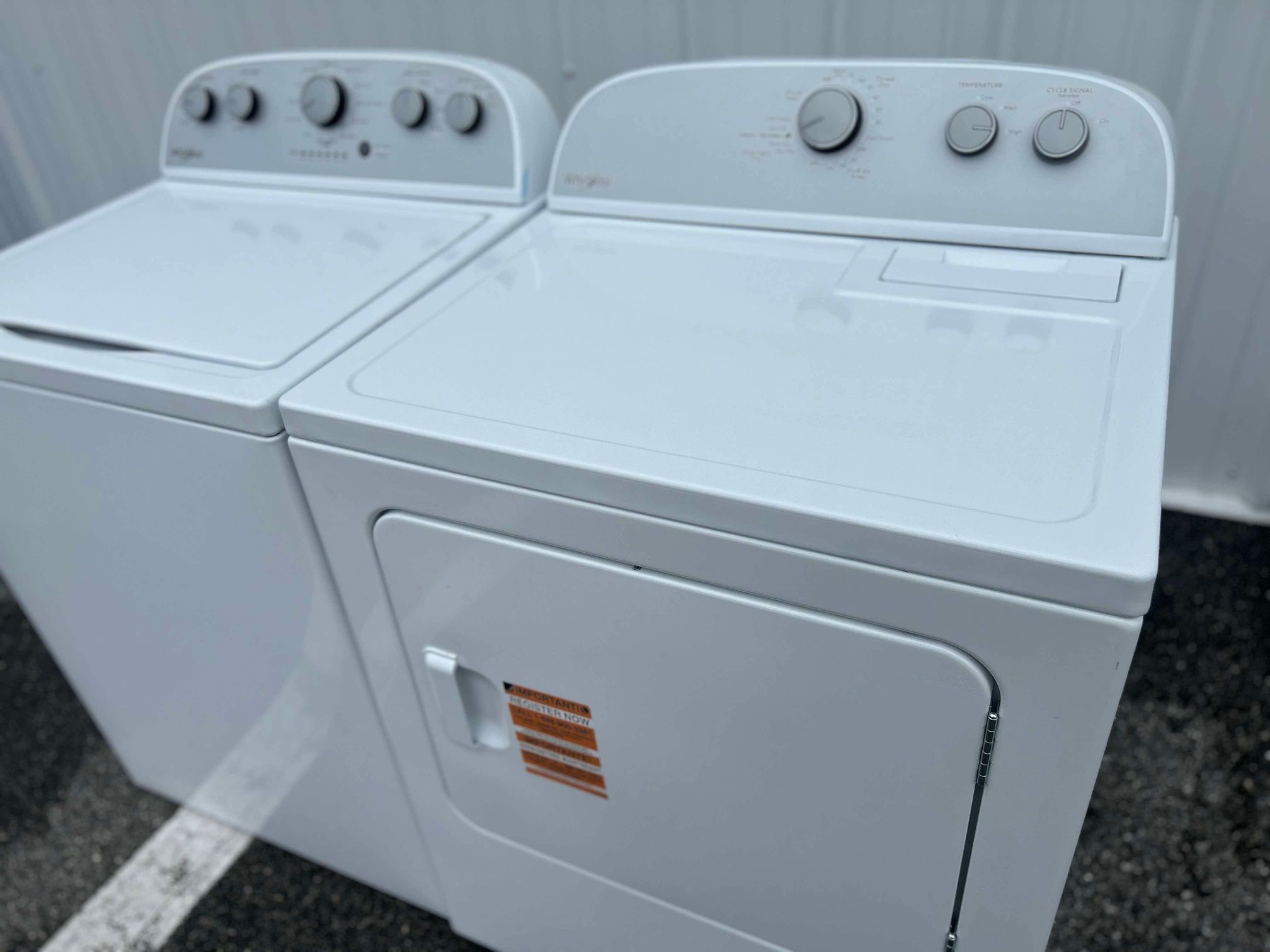 New Whirpool Washer & Dryer
