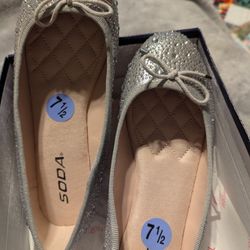 Womans Sequin Bling Dress Shoes 