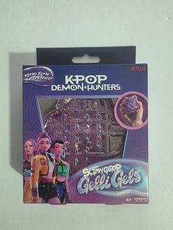 KPop Demon Hunters SlimyGloop Gelli Gels Purple Glitter Slime New