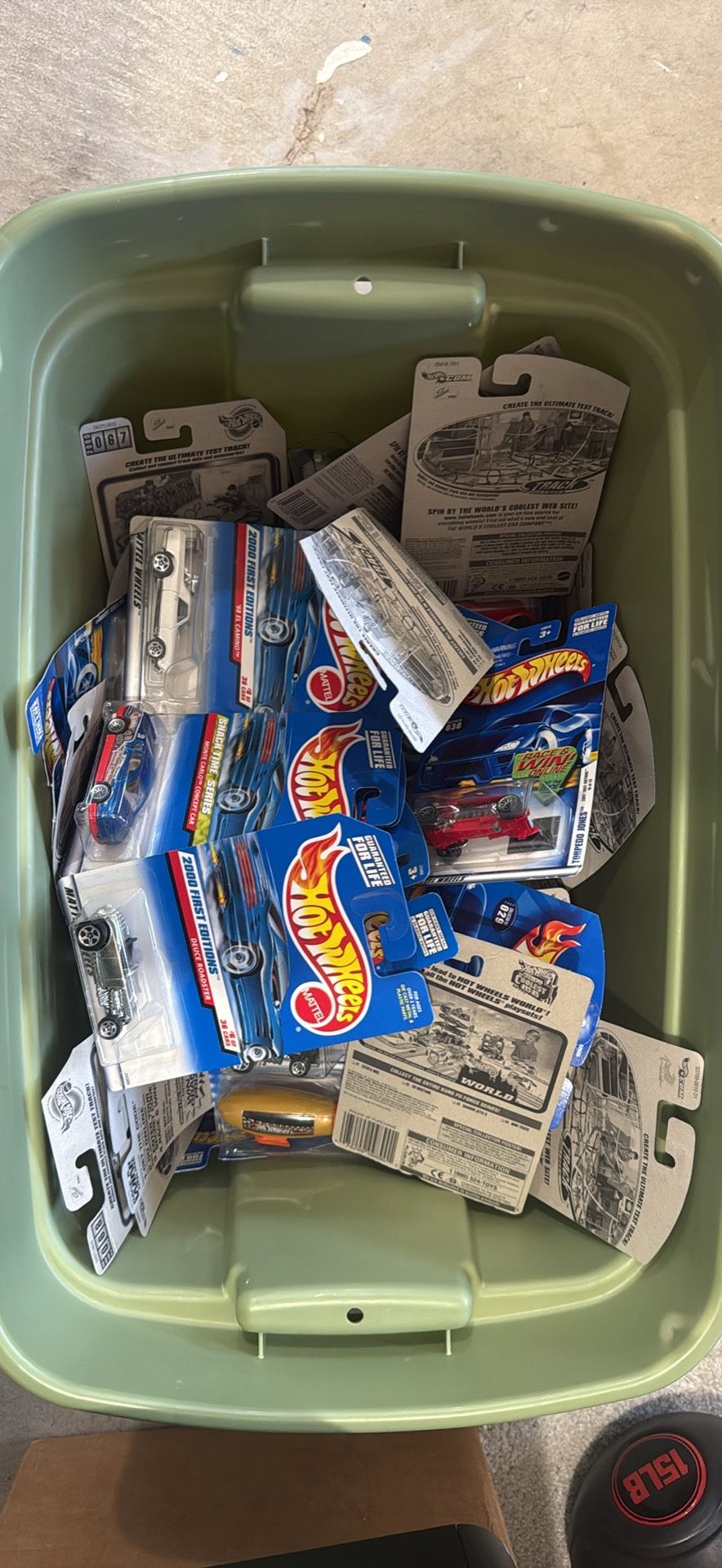 Box of unopened hot wheels