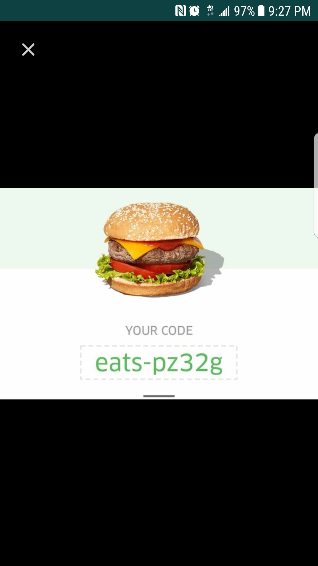Free food $15 coupon. Enjoy