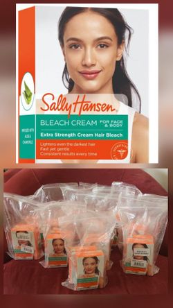 NEW- 15 SETS(2) SALLY HANSON BLEACH CREAM FOR FACE & BODY
Extra Strength Cream Hair Bleach.