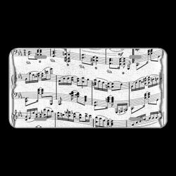 License Plate Novelty Car Front Music Paper Background Design Retro