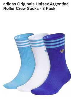 ADIDAS Originals Argentina Roller 3 Pack Crew Socks