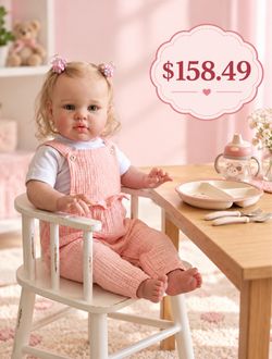Realistic Reborn Baby Doll Reborn Baby Doll in Pink Outfit