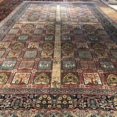 Indian 100% Wool Pile Antique Rug 13x23 Feet