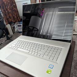 HP Envy 17inch, 16GB Ram, 500GB SSD, Nvidia MX150 Graphics Card