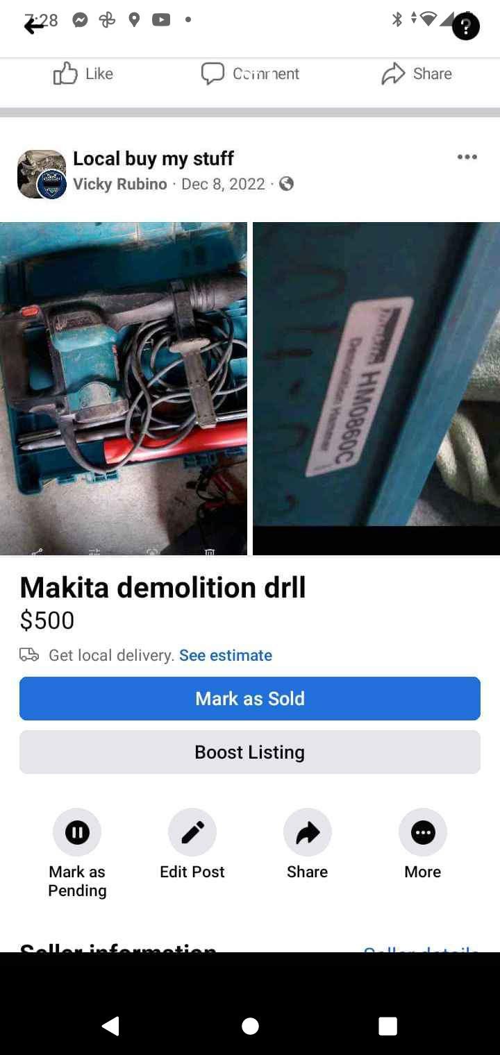 Makita Demolition Drill