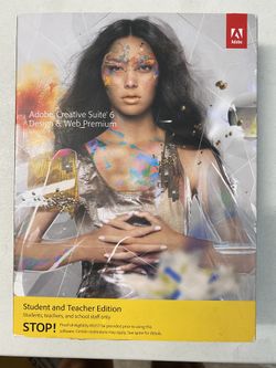 Adobe creative suite 6 New Never Used