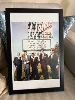 Frank Sinatra Rat Pack Framed Artwork