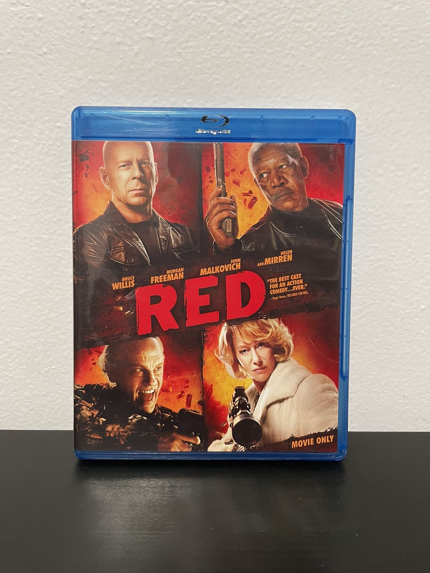 RED Blu-Ray Movie Bruce Willis John Malkovich DC Comics 2011