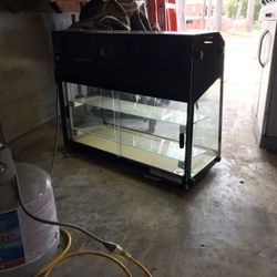 Counter cooler display case