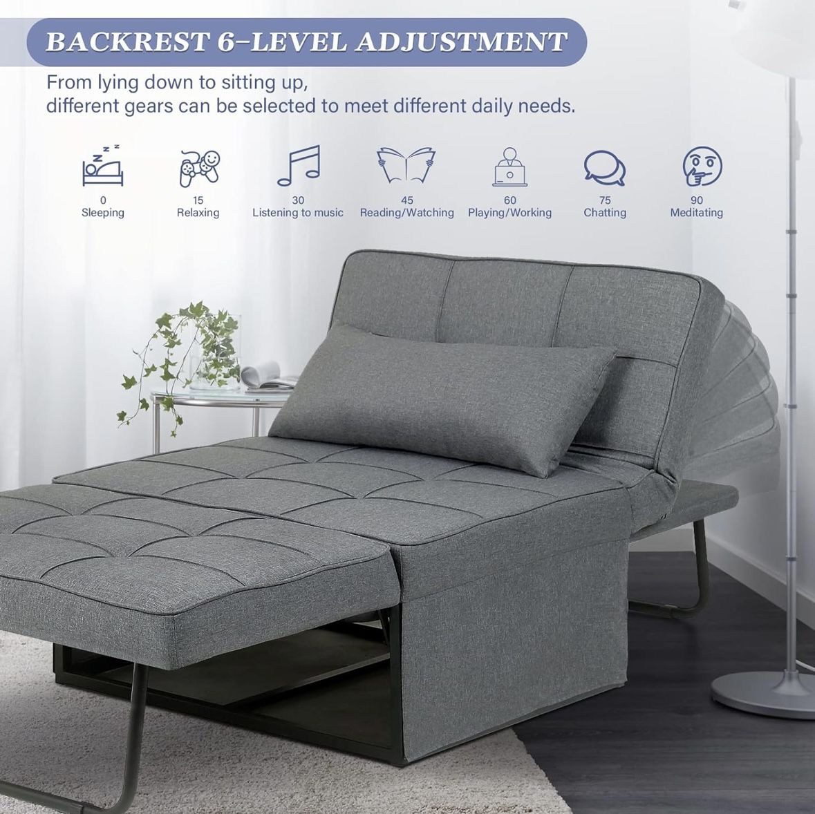 Folding Sofabed 4 Ways- Brand New!