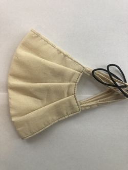 Mask Face, Double layer 100% Cotton with 2 round Elastic, made in USA