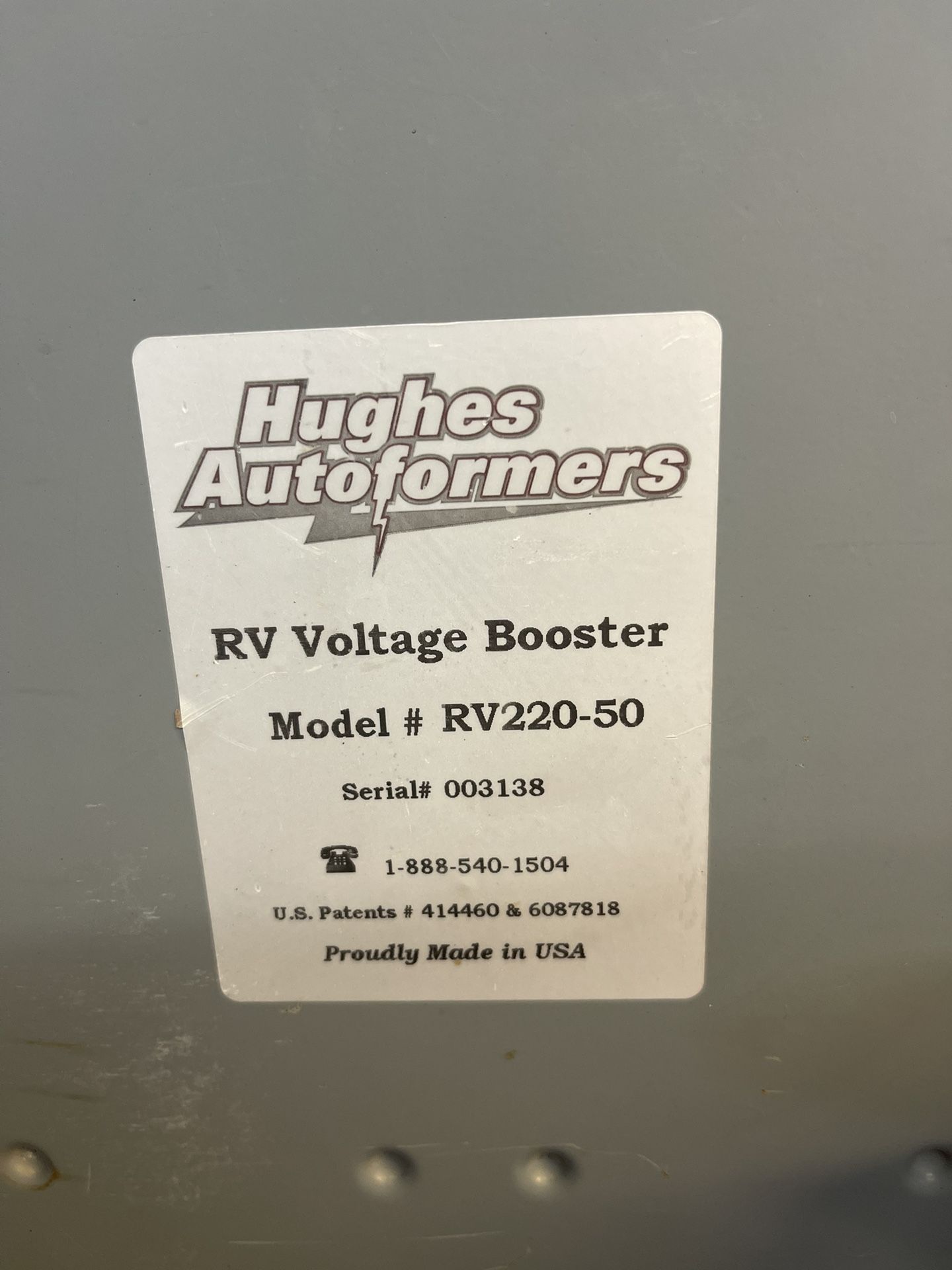 Hughes RV voltage Booster
