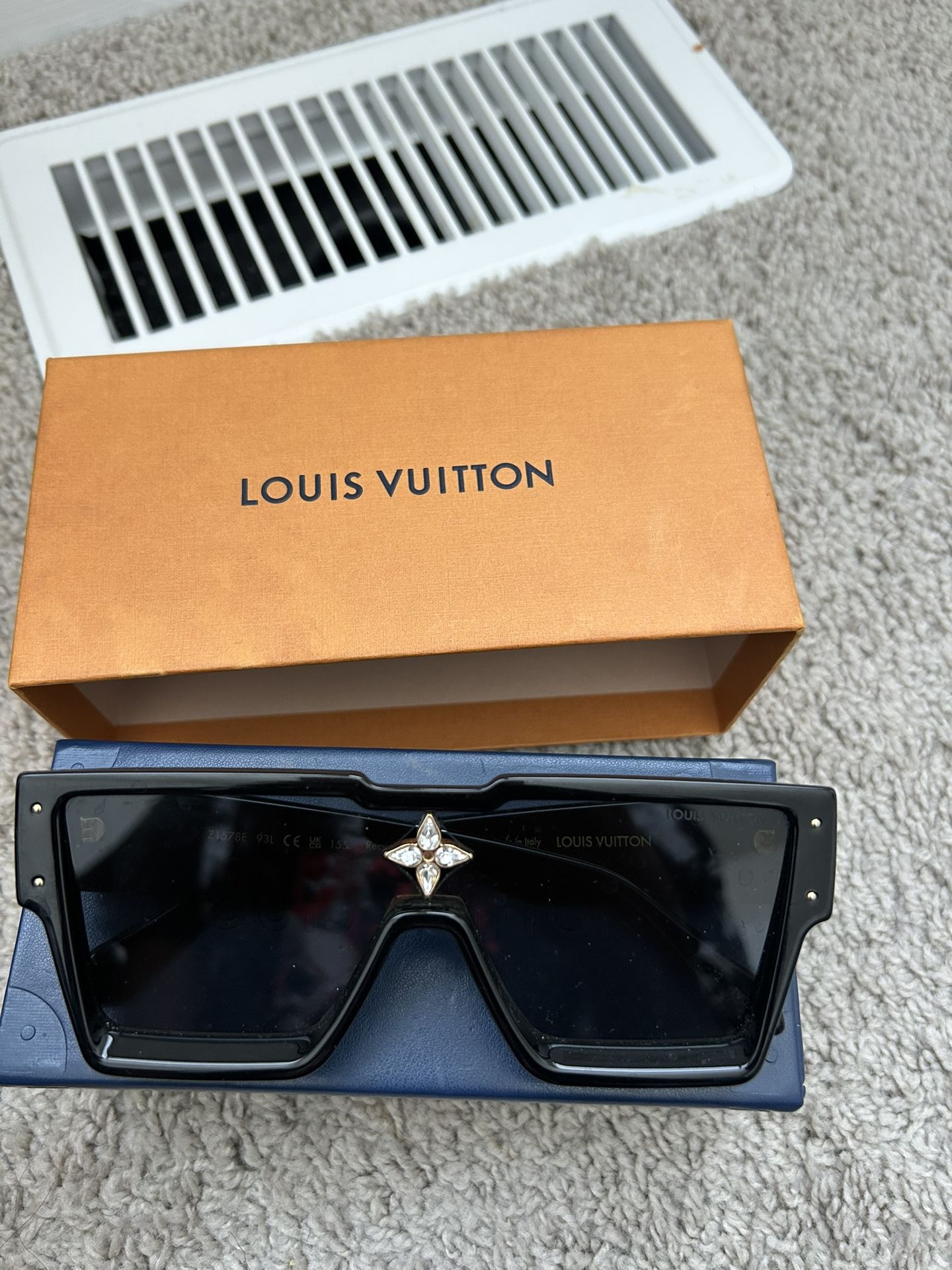 Louis Vuitton 1.1 Millionaire Sunglasses – Black Crystal Monogram