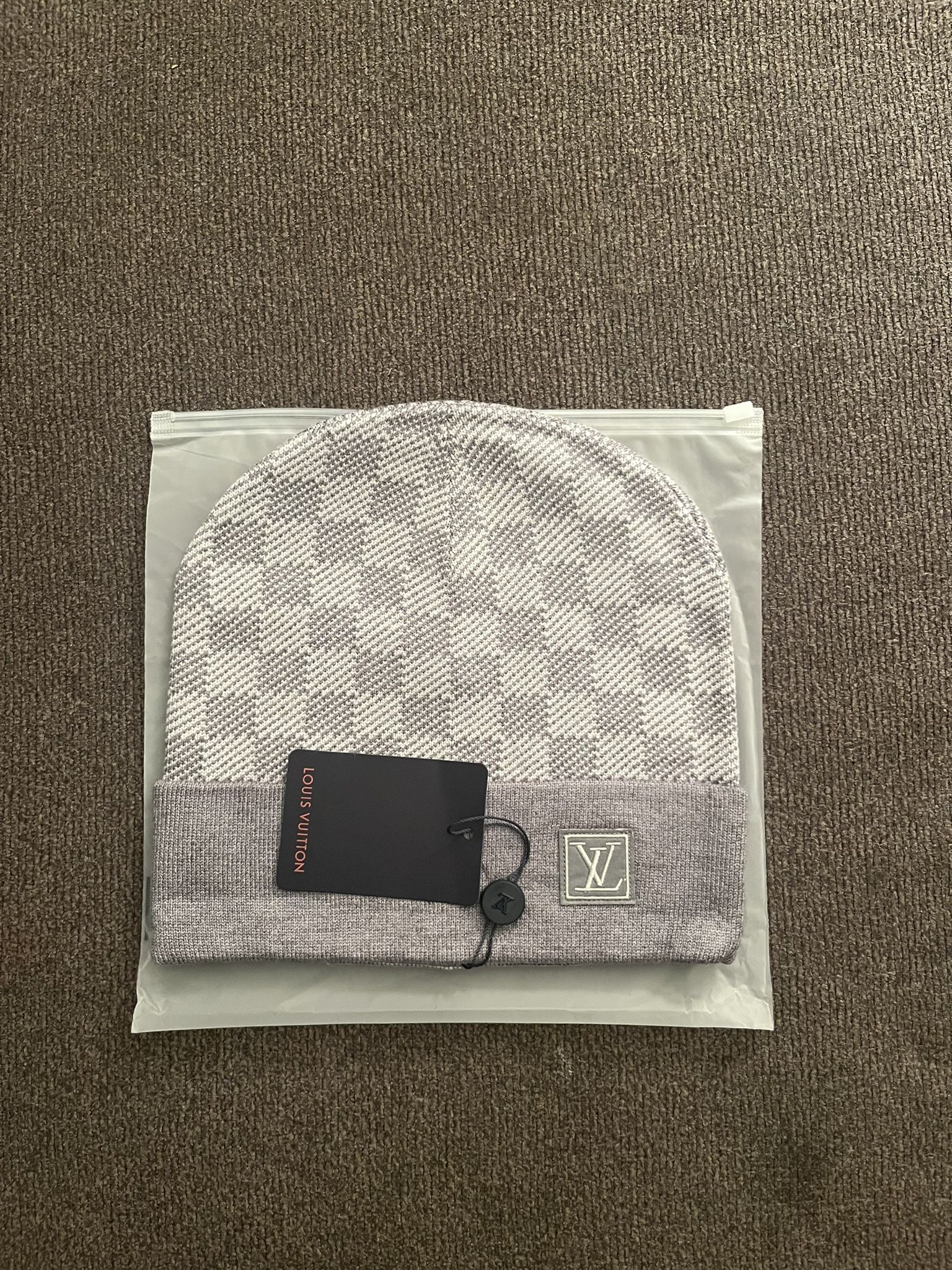 Grey Vuitton Beanie