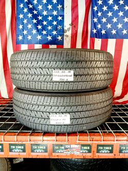 💰 Best deals are ca$h in person 2 USED TIRES P225/55R19 BRIDGESTONE ECOPIA H/L ALL SEASON 225 55 19
