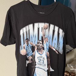 Azva, Michael Jordan North Carolina Graphic T-Shirt