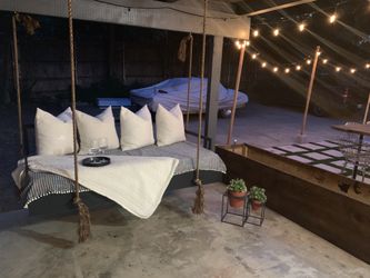 Twin size outdoor/indoor custom swing